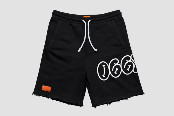Essential Raw Hem Shorts - Negro