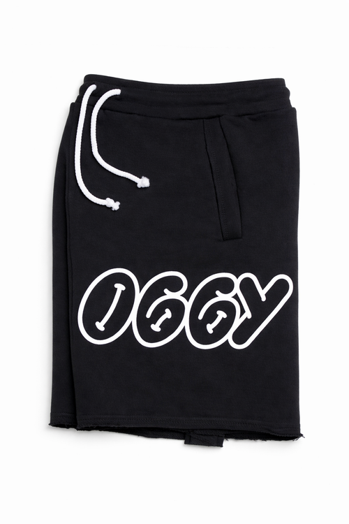 Essential Raw Hem Shorts - Negro