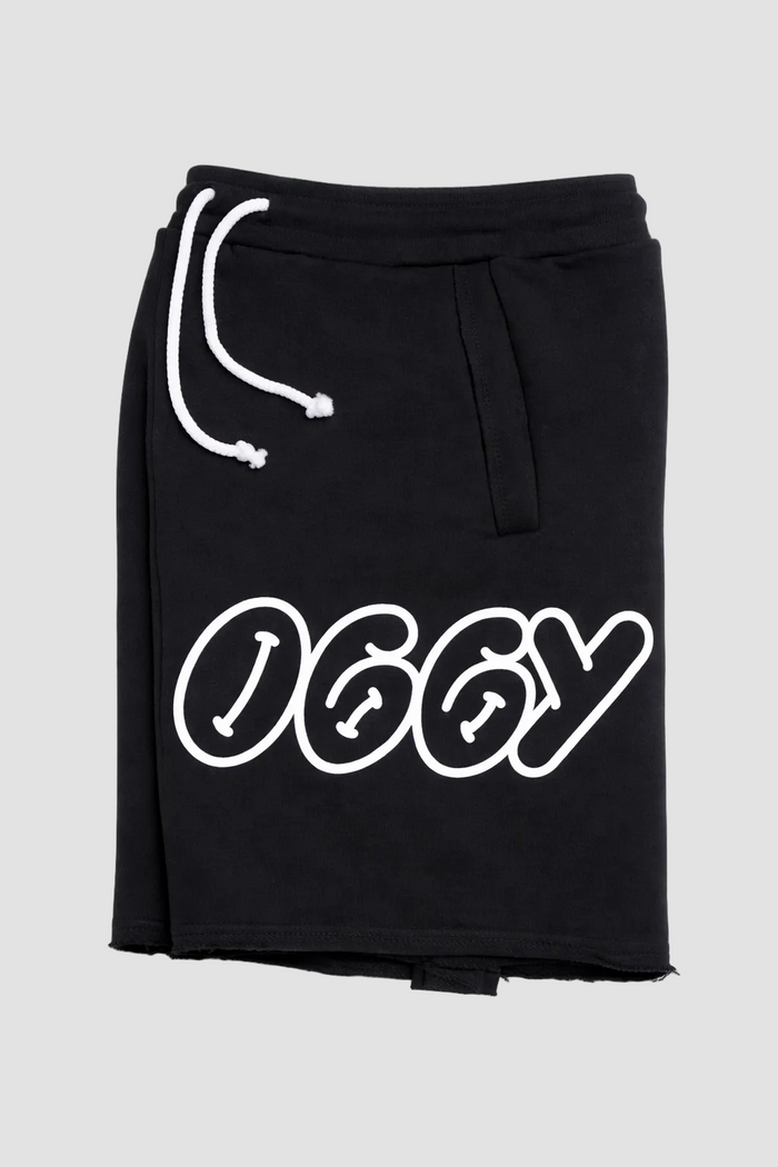 Essential Raw Hem Shorts - Negro