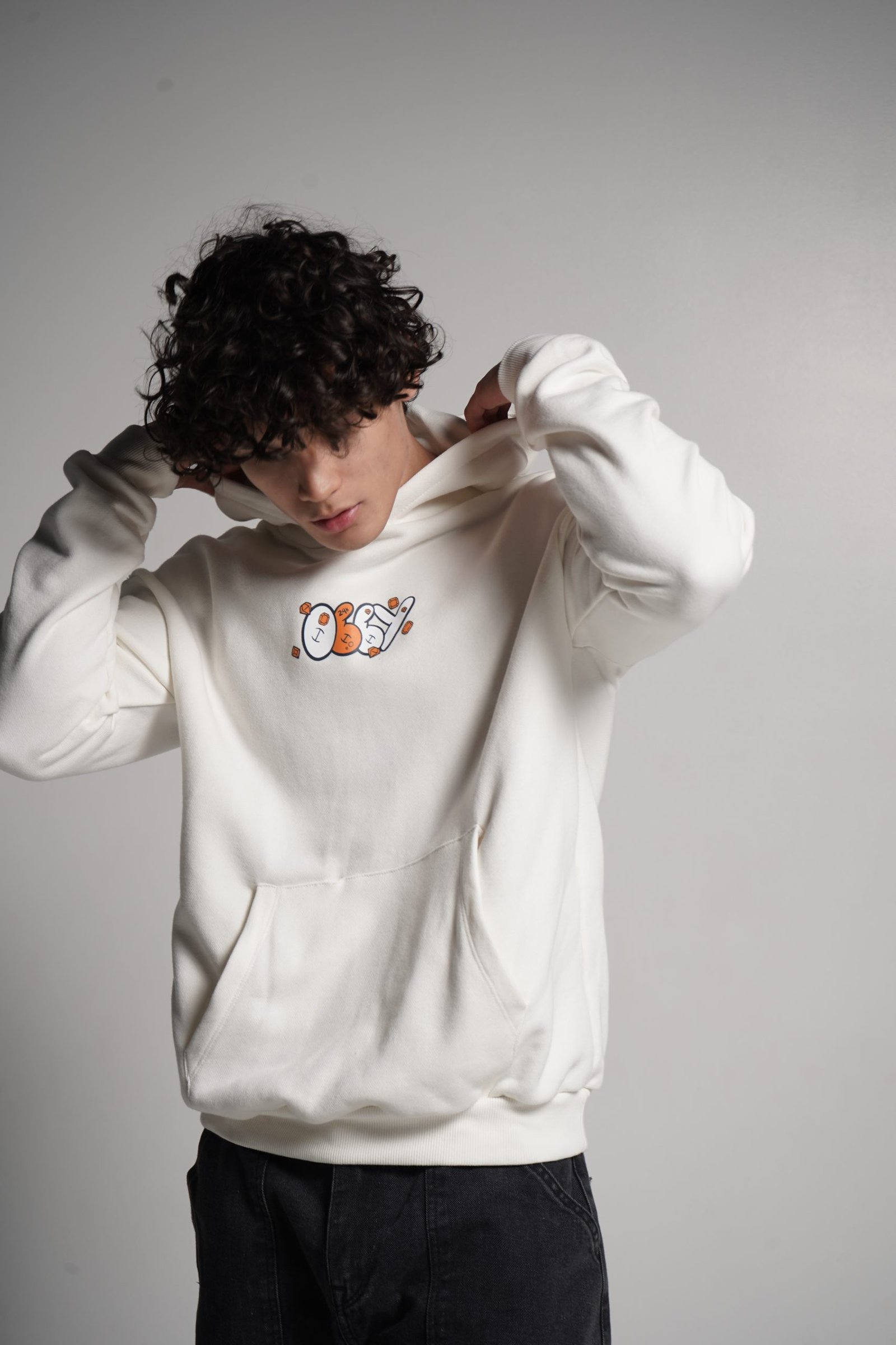 Hoodie O66y Marfil