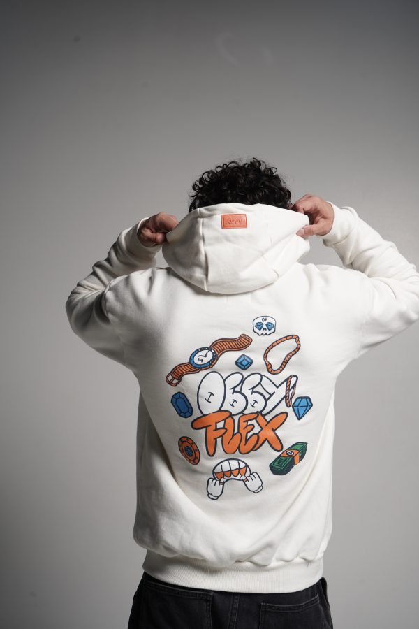 Hoodie O66y Marfil - Image 3
