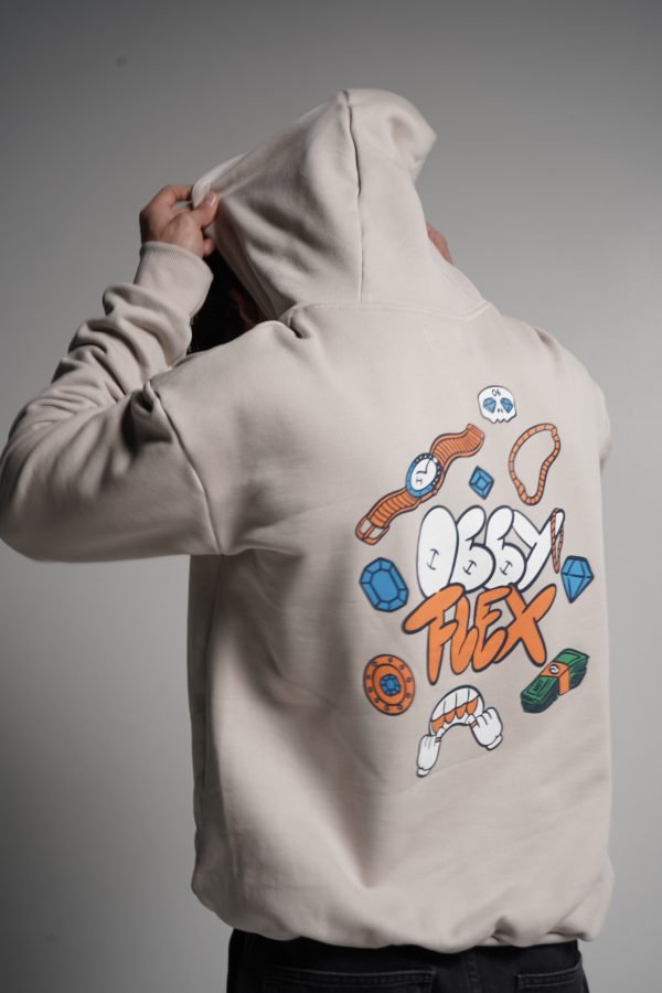 Hoddie O66y khaki - Image 2